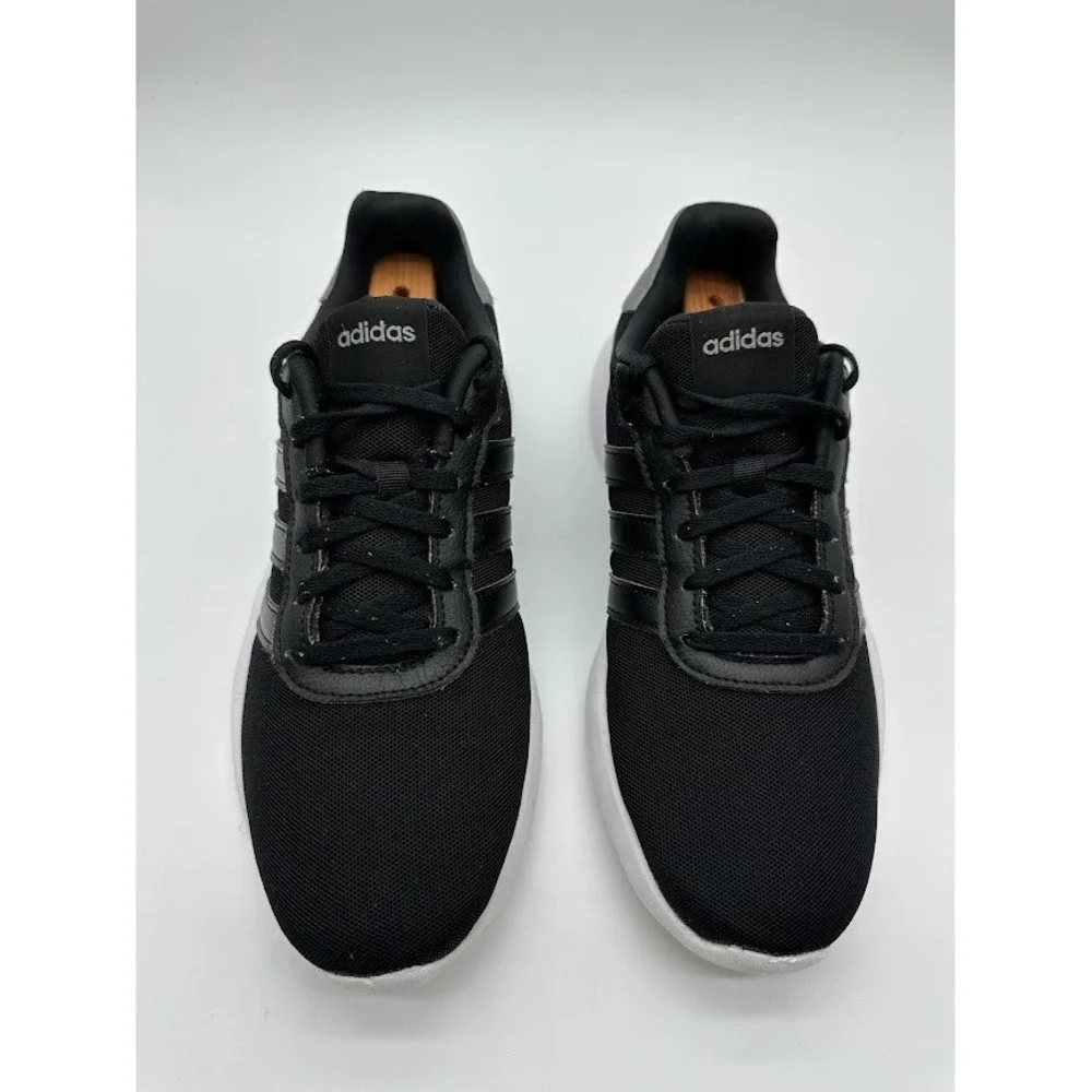Adidas Lite Racer 3.0 Mens Running Shoes Black White Silver GY0699 Size 8